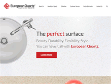 Tablet Screenshot of europeanquartz.com